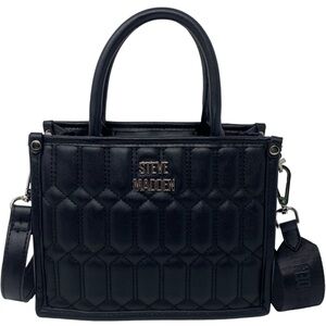 Steve Madden Black BNIKO mini tote bag purse